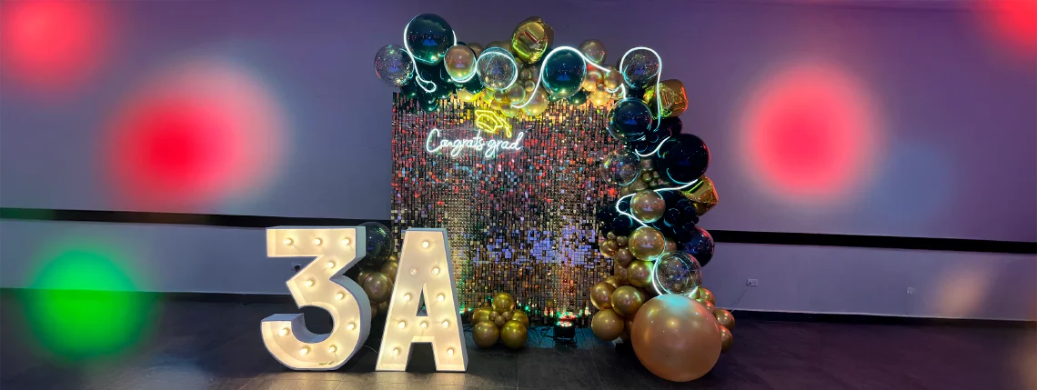 Set de fotos para fiesta de graduación